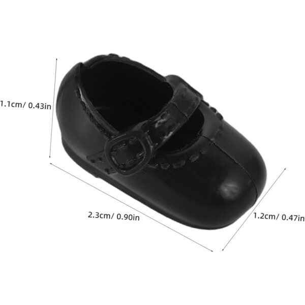 BESPORTBLE 8 Paar bunte Miniaturschuhe für Puppen, flache Schuhe, dekoratives Zubehör