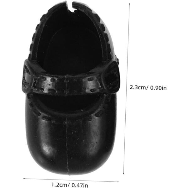 BESPORTBLE 8 Paar bunte Miniaturschuhe für Puppen, flache Schuhe, dekoratives Zubehör