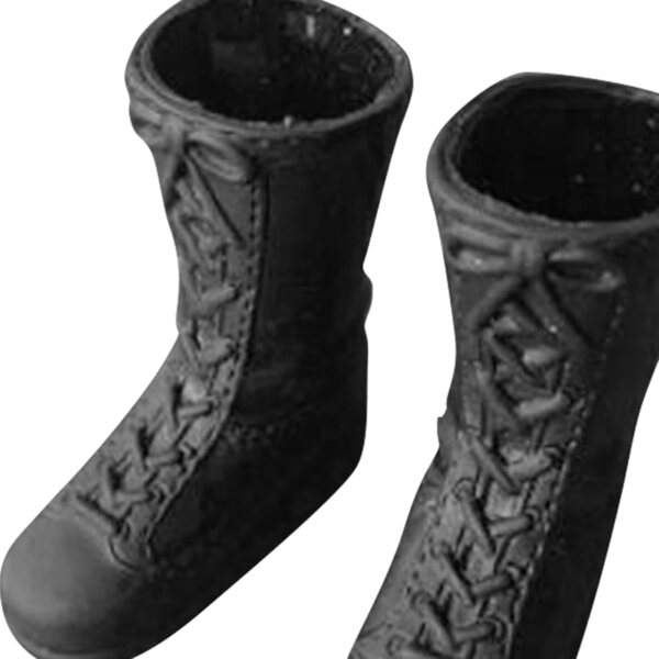 Damenstiefel im Maßstab 1:6 für 12-Zoll-Actionfiguren – realistisches PU-Zubehör