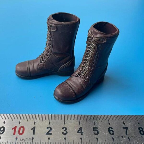 2 Set Stivali Tacco Basso Scala 1/6 per Bambole 30,5 cm - Accessori Realistici OJREEUB