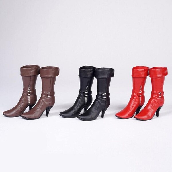 1:6 High Heel Stiefel für weibliche Actionfiguren 30,5 cm INACMWIH