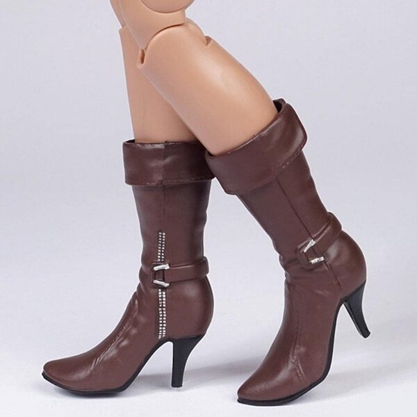 1:6 High Heel Stiefel für weibliche Actionfiguren 30,5 cm INACMWIH