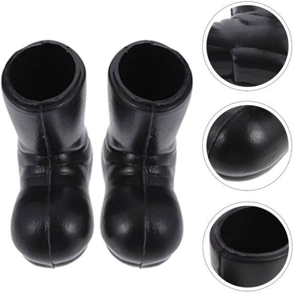 Vaguelly 10 Paar Mini-Weihnachtsstiefel aus ABS für Miniatur-Heimdekorationen