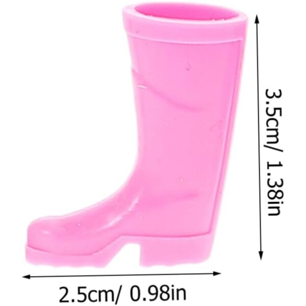 Mini-Weihnachtsregenstiefel für Miniaturdekorationen und DIY-Projekte