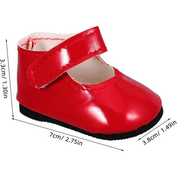 Mini Scarpe Rosse per Bambini Accessori per Costumi di Gioco di Ruolo HEALSOPTHY