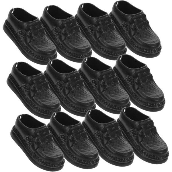 GALPADA 20 paia Mini Scarpe Uomo per Case delle Bambole e Decorazioni Micro