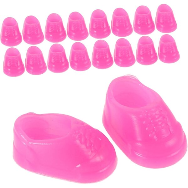 50 Paar Mini-Puppenschuhe – kreatives Spielzeugzubehör für Kinder
