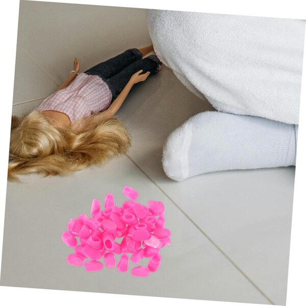 50 Paar Mini-Puppenschuhe – kreatives Spielzeugzubehör für Kinder