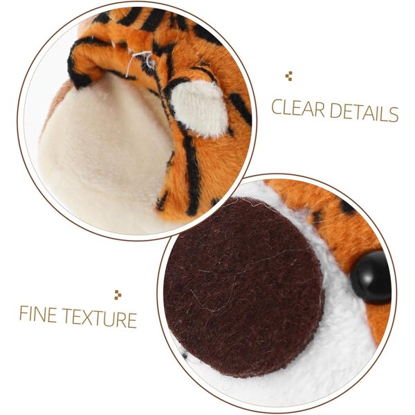 Scarpe da Bambola Vaguelly in Peluche Animalier Calde e Morbide per Inverno