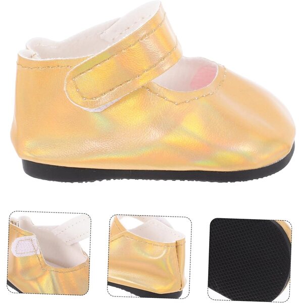 WOONEKY Scarpe Miniatura per Bambole Piccole, Stivali di Ricambio in PU Resistenti