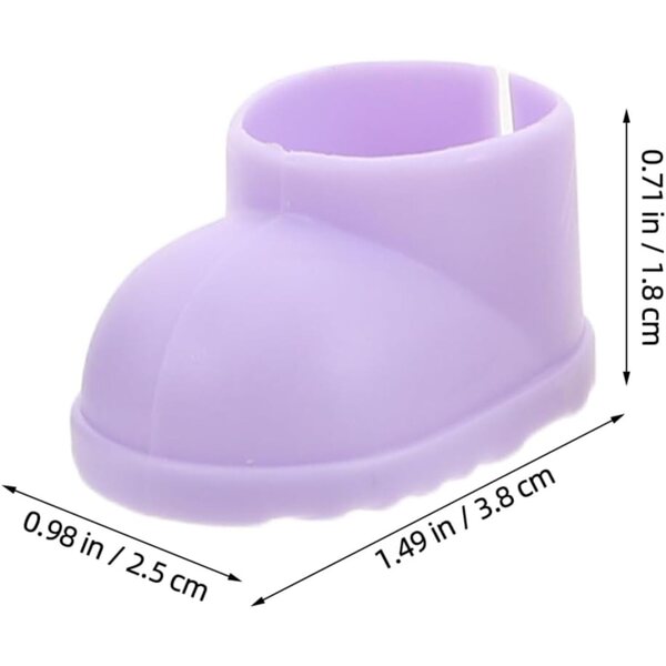 KOMBIUDA 20 Paia Mini Scarpe per Stivaletti Miniaturizzati da 10-15 cm Colori Assortiti