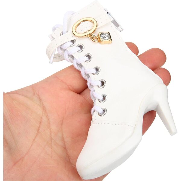 YARNOW Elegante Miniatur-Stiefeletten, 1 Paar für 60 cm große Puppen, Partyzubehör