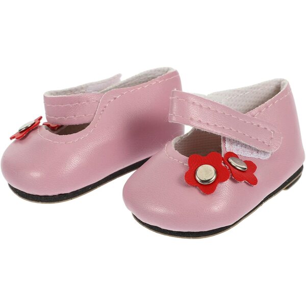 Vaguelly Rosa Miniaturschuhe für Puppen, 7,2 x 4 x 3 cm, PU-Material, dekoratives Accessoire