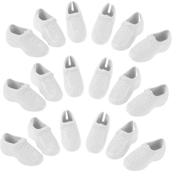 GALPADA Set 31 Paia Scarpe Miniatura per Bambole da 11 Pollici, Dettagli Realistici