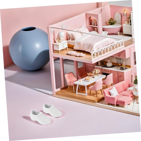 GALPADA Set 31 Paia Scarpe Miniatura per Bambole da 11 Pollici, Dettagli Realistici