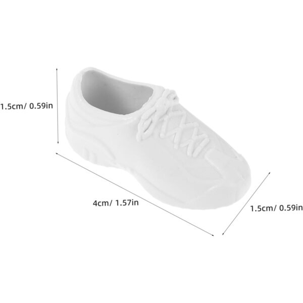 GALPADA Set 31 Paia Scarpe Miniatura per Bambole da 11 Pollici, Dettagli Realistici