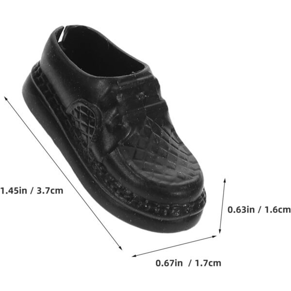 20 Paar Miniatur-Herrenschuhe für Mikro-Accessoires und Dekorationen