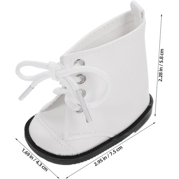 BESTonZON Mini Scarpe Invernali per Babydoll 18 Pollici - Accessori per Scene Miniature