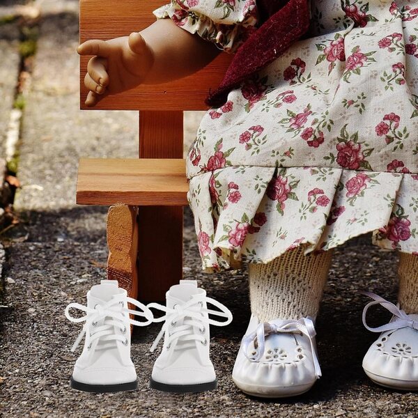 BESTonZON Mini Scarpe Invernali per Babydoll 18 Pollici - Accessori per Scene Miniature