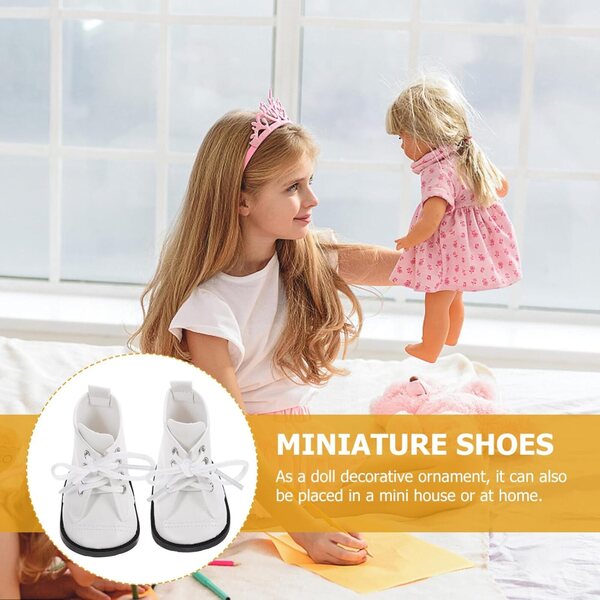 BESTonZON Mini Scarpe Invernali per Babydoll 18 Pollici - Accessori per Scene Miniature