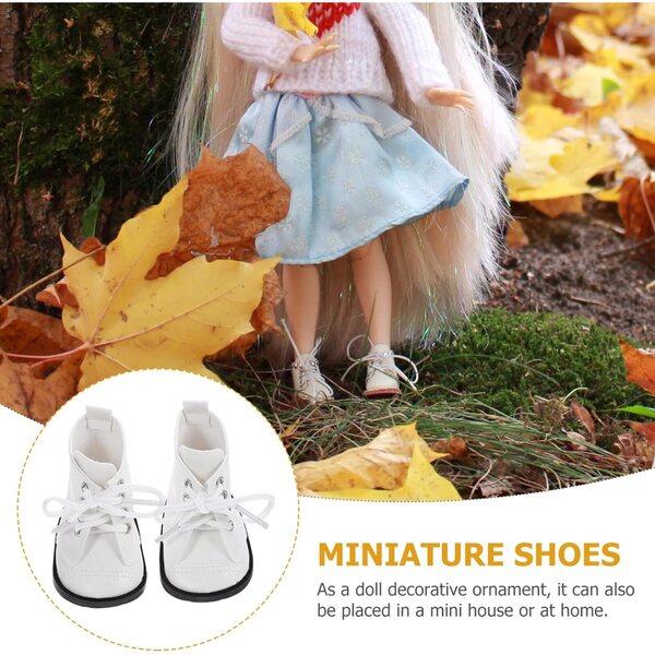 BESTonZON Mini Scarpe Invernali per Babydoll 18 Pollici - Accessori per Scene Miniature