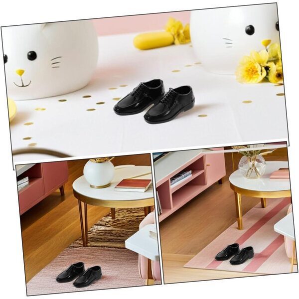 12 Paia Scarpe in Miniatura per Bambole - Accessori Decorativi per Case delle Bambole