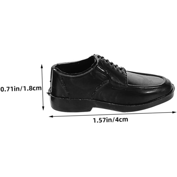 12 paia scarpe in miniatura per bambole da uomo in scala 1:6 per case delle fate