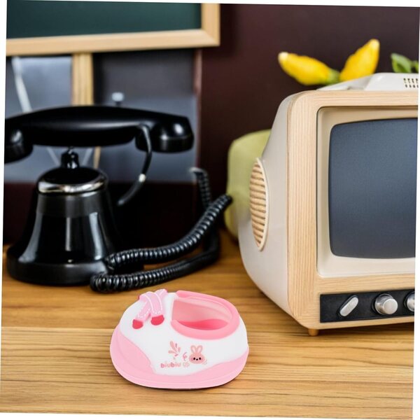 Ifundom Scarpe Miniatura Rosa per Bambole 20 cm con Design Animali Morbide e Resistenti