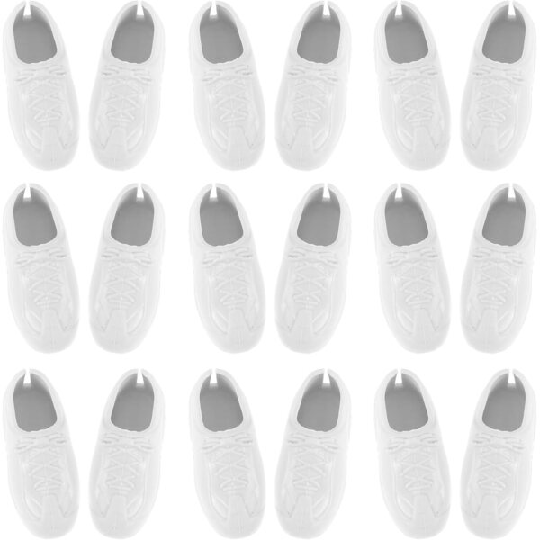 Vaguelly Miniatur-Sportschuhe für Puppen – Mehrfarbige Kunststoffschuhe 4 cm