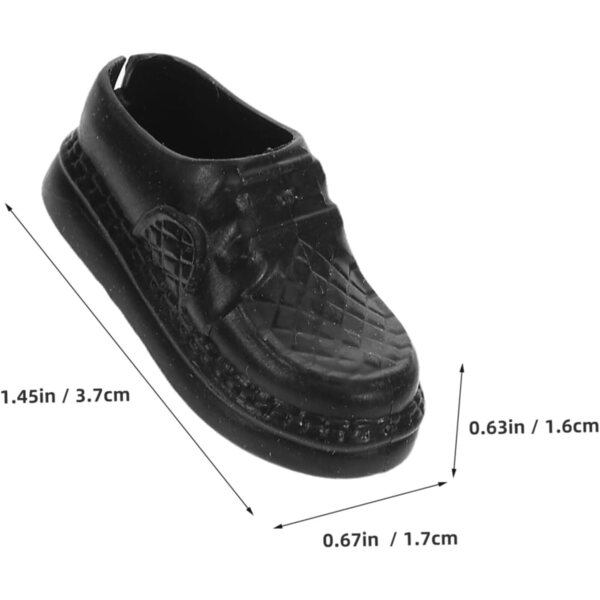 WOONEKY 20 Paia Mini Scarpe Decorative per Case delle Bambole e Collezioni