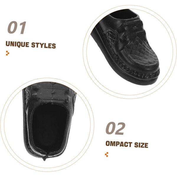 WOONEKY 20 Paia Mini Scarpe Decorative per Case delle Bambole e Collezioni