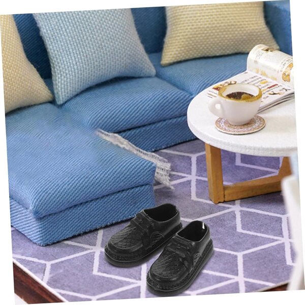 WOONEKY 20 Paia Mini Scarpe Decorative per Case delle Bambole e Collezioni