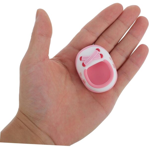 Toyvian Scarpe Miniatura per Bambole con Design Animali, Rosa e Resistenti 5x3,5 cm