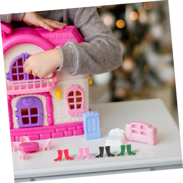 Mini Stivali da Pioggia in Miniatura per Natale – Decorazioni Festive Realistiche