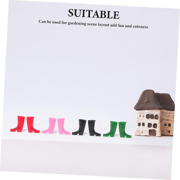 Mini Stivali da Pioggia in Miniatura per Natale – Decorazioni Festive Realistiche