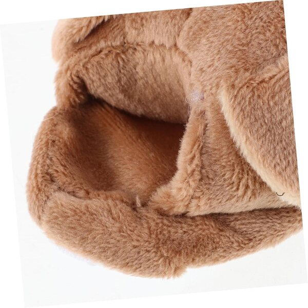 WOONEKY Pantofole Di Peluche a Tema Animale per Bambole 18 Pollici, Scarpe Invernali Miniatura