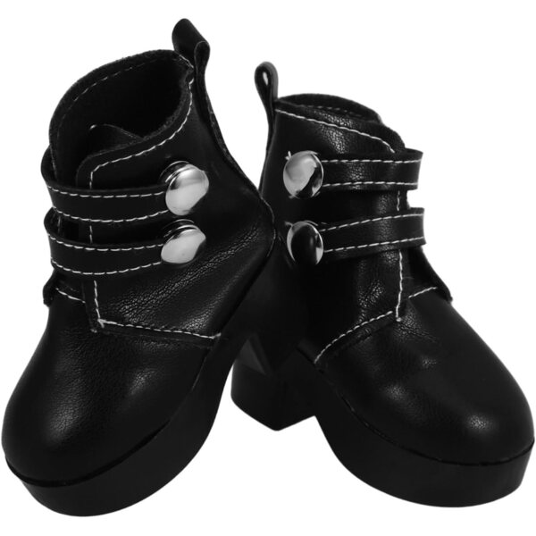 VICASKY Elegante und vielseitige PU-Puppenstiefel – Modeaccessoires für Puppen