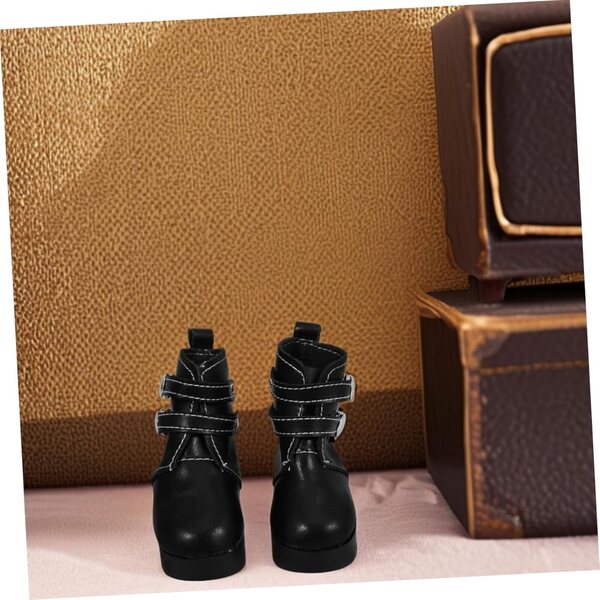VICASKY Elegante und vielseitige PU-Puppenstiefel – Modeaccessoires für Puppen