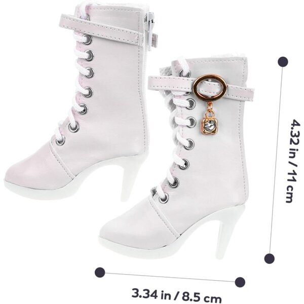 Scarpe Miniature per Bambole 60 cm - Tacchi in PU e Corda di Cotone per Accessori Moda