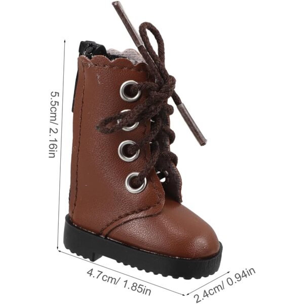VICASKY Hohe Stiefel für Puppen 2 Stück aus widerstandsfähigem und farbenfrohem Mini-Stoff
