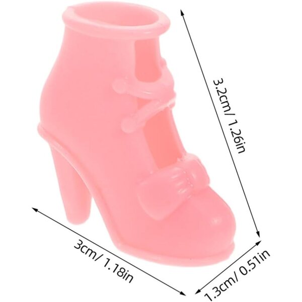 KOMBIUDA 10 Paia Scarpe Miniature per Bambole da 40 cm Accessori di Moda