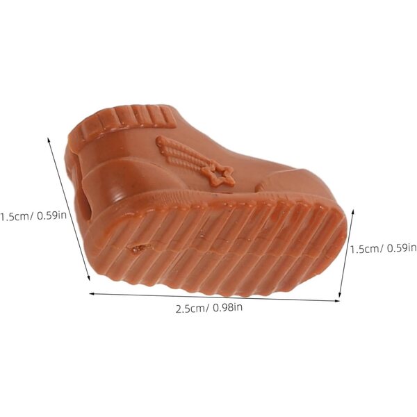KOMBIUDA Scarpe Miniature per Bambole 12 Paia Sneakers Alte Stivaletti 17 cm