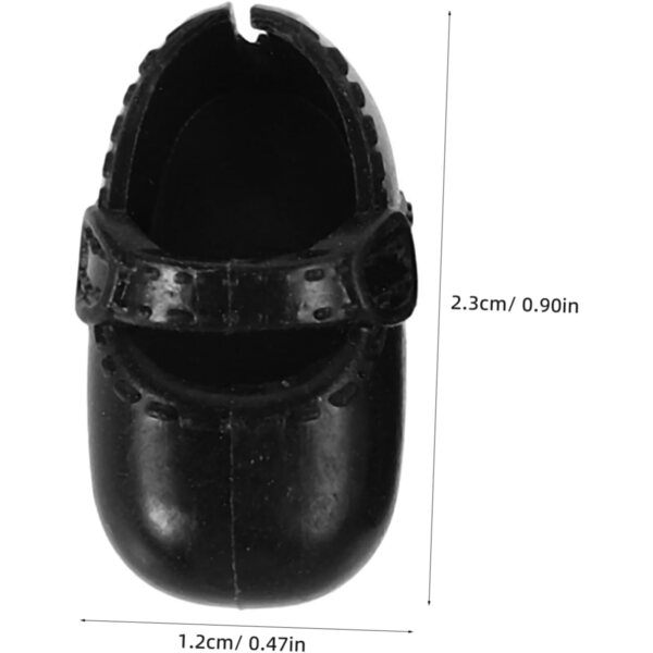 8 Paia Mini Scarpe Piane per Bambole Accessori Costume e Decorazioni Casa