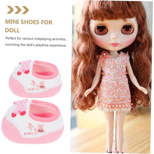 UPKOCH Scarpe Miniatura per Bambole 20 cm - Accessori Moda Stabili e Resistenti