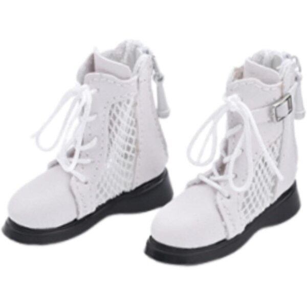 Stivali Bianchi per Bambole 12 Pollici - Accessori Resistenti per Action Figure 1/6