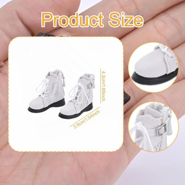Stivali in Miniatura per Bambole 12 Pollici - Scarpe Moda Action Figure Femminili
