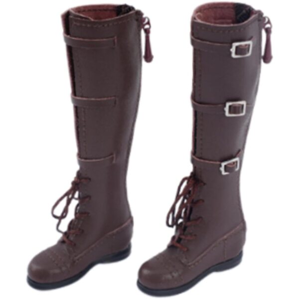Braune Schuhe und Stiefel für 1/6 Puppen – 12 Zoll weibliche Figuren