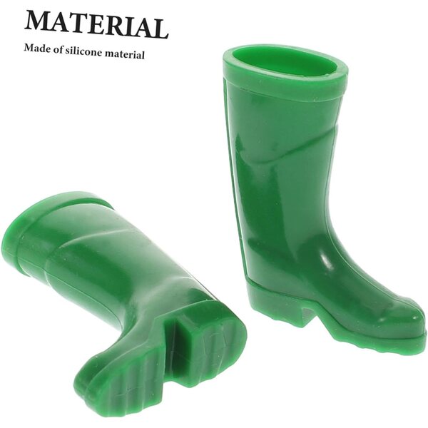 YARNOW Mini Stivali Antipioggia Natalizi per Bambole Accessori Case delle Bambole