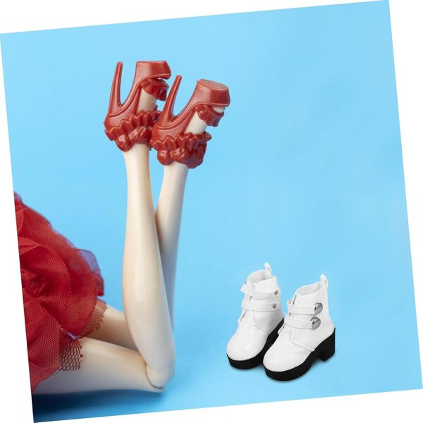Scarpe Miniature Eleganti in PU per Bambole 18 Pollici - Stivali Fashion SOPOTUTU