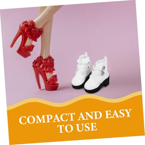 Scarpe Miniature Eleganti in PU per Bambole 18 Pollici - Stivali Fashion SOPOTUTU